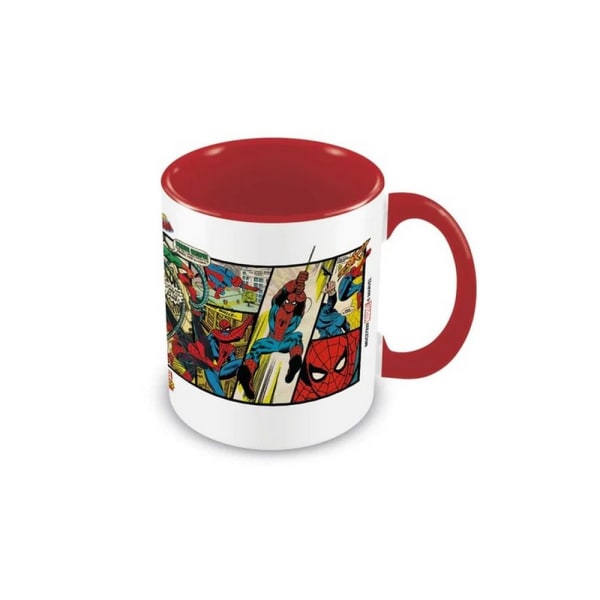 Spider-Man Comic Mug En Storlek Flerfärgad Multicoloured One Size