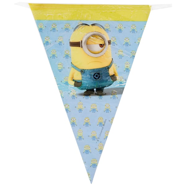 Despicable Me Minions Flag Banner One Size Gul/Blå Yellow/Blue One Size