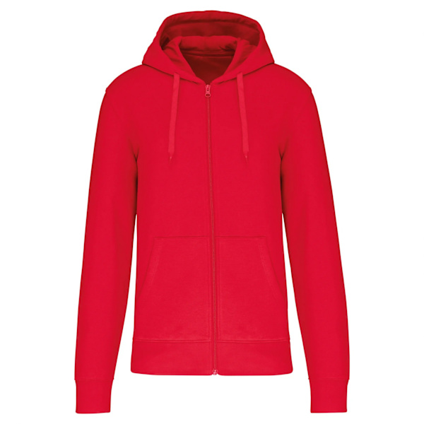 Kariban Eco-vänlig Full Zip Hoodie för Herr M Röd Red M