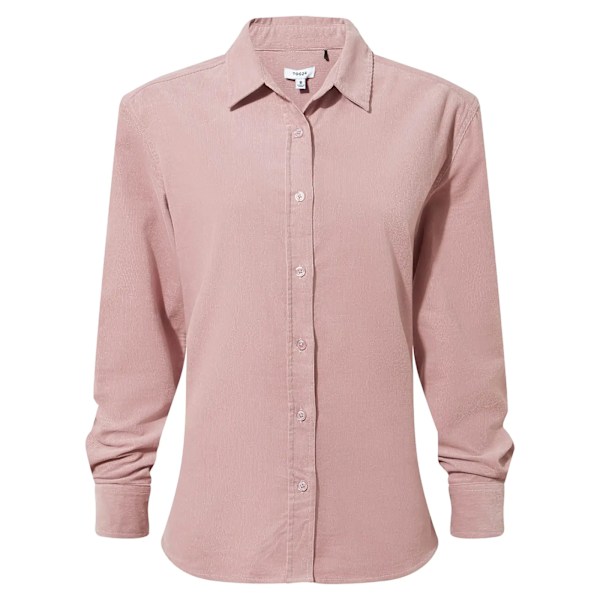 TOG24 Dam/Kvinna Harby Långärmad Skjorta Storlek 16 UK Faded Pink Faded Pink 16 UK