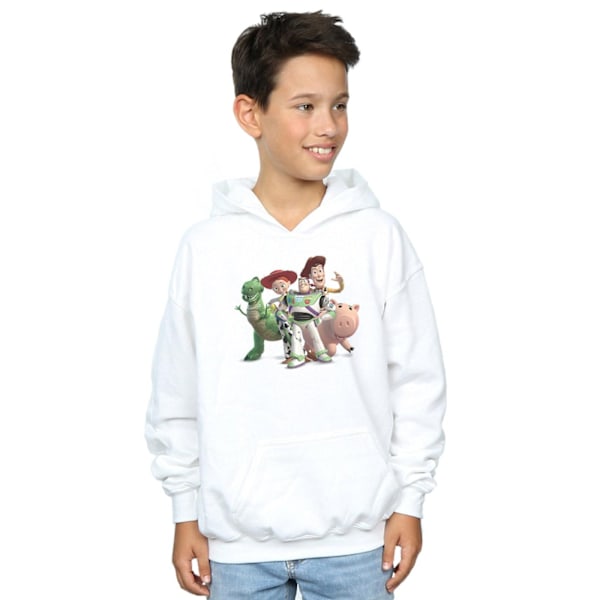 Disney Boys Toy Story 4 Group Hoodie 5-6 år Vit White 5-6 Years