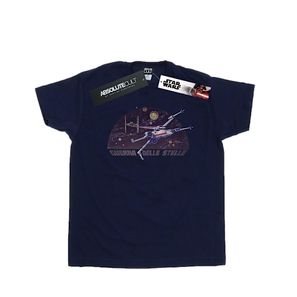 Star Wars Herr T-shirt X-Wing med italiensk titel XL Marinblå Navy Blue XL