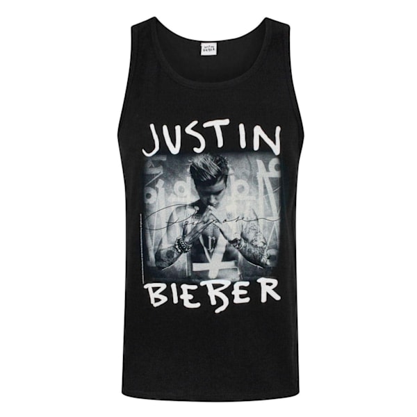 Justin Bieber Official Mens Purpose Vest S Svart Black S