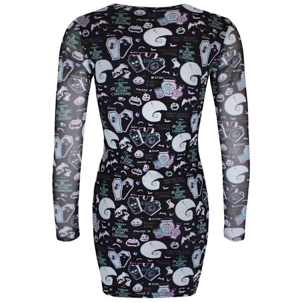 Nightmare Before Christmas Dam/Damer Glitch Mesh All-Over P Multicoloured M