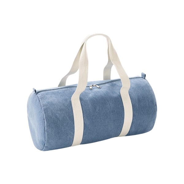 Bagbase Barrel Denim Duffel Bag One Size Light Denim Light Denim One Size