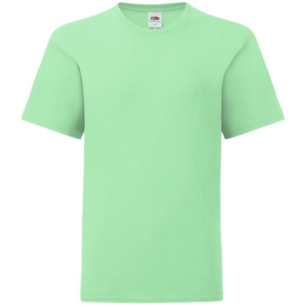 Fruit Of The Loom Barn/Kids Iconic T-shirt 12-13 År Neo Neo Mint 12-13 Years
