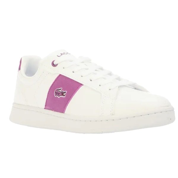 Lacoste Dam/Damer Carnaby Pro Läderskor 3 UK Vit/P White/Purple 3 UK