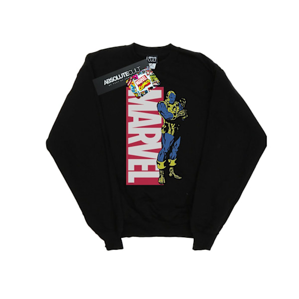 Marvel Girls Iron Man Pop Profile Sweatshirt 7-8 år Svart Black 7-8 Years