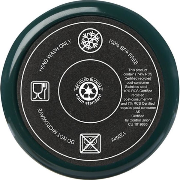 Melbourne 1200ml Mug med Sugrör Storlek: One Size Grön Flash Green Flash One Size