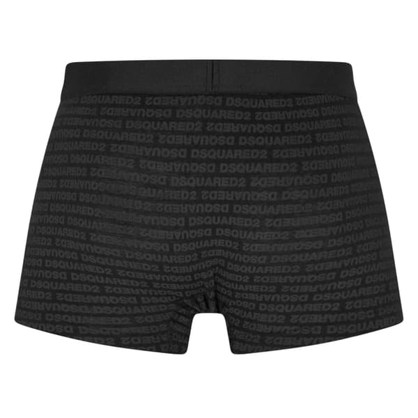 DSquared2 Boxertrosor med logotyp för män M Svart Black M