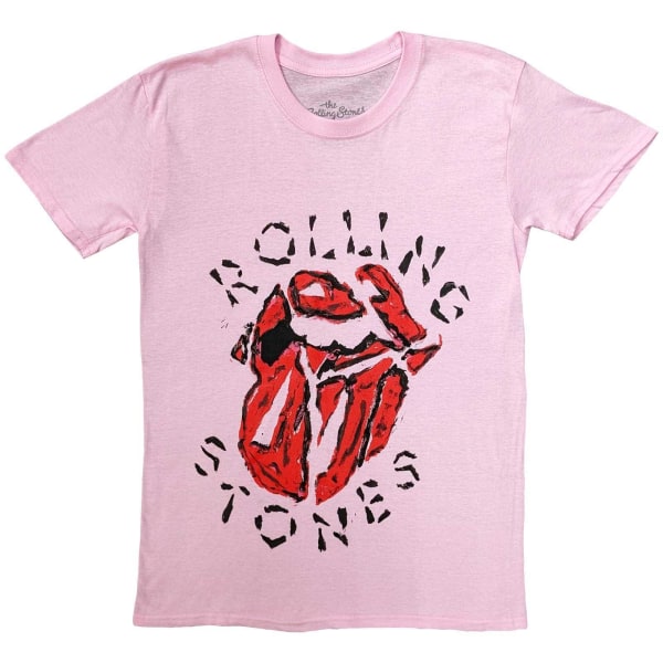 The Rolling Stones Unisex Adult Hackney Diamonds Tongue T-shirt Pink M