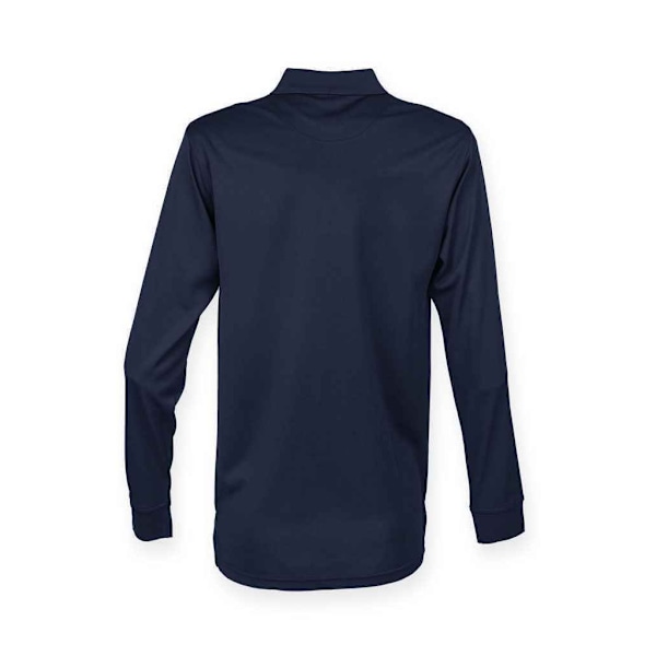 Henbury Vuxen Unisex Långärmad Coolplus Pikétröja 4XL Navy 4XL