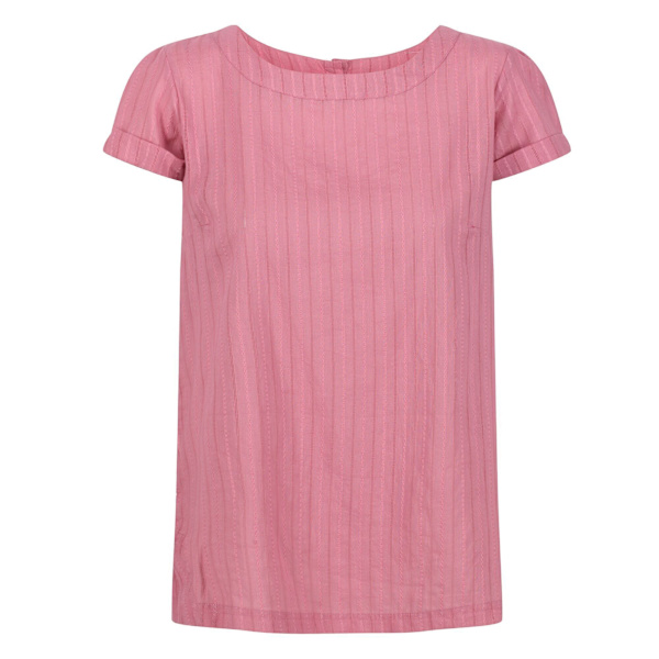 Regatta Dam/Kvinnor Jaelynn Dobby Bomull T-shirt 10 UK Heathe Heather Rose 10 UK