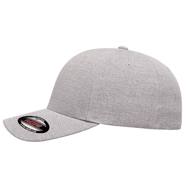 Flexfit Unisex Adult Heatherlight Cap L-XL Silver Melange Silver Melange L-XL