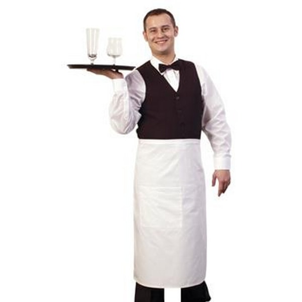 BonChef 31 tum Bistro Förkläde En Storlek Vit White One Size