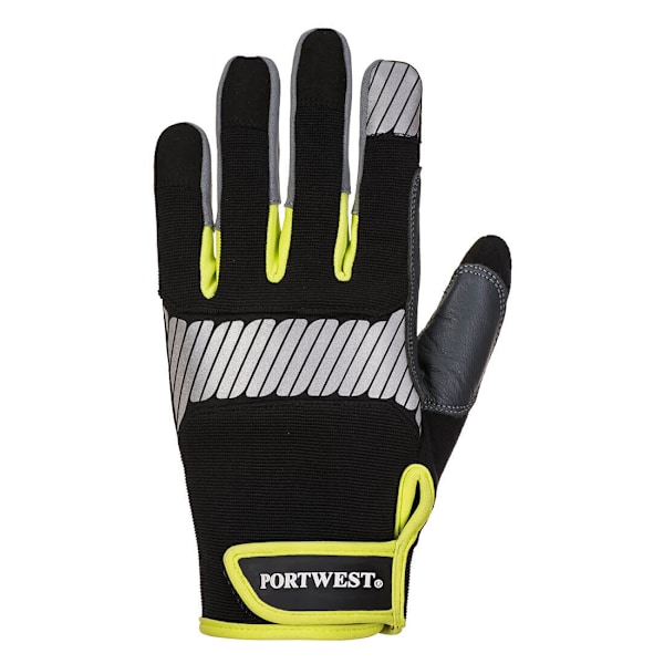 Portwest Unisex Adult PW3 Utility Handskar L Svart/Gul Black/Yellow L