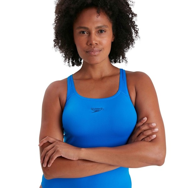 Speedo Womens/Ladies Medalist Eco Endurance+ One Piece Baddräkt Bondi Blue 38cm
