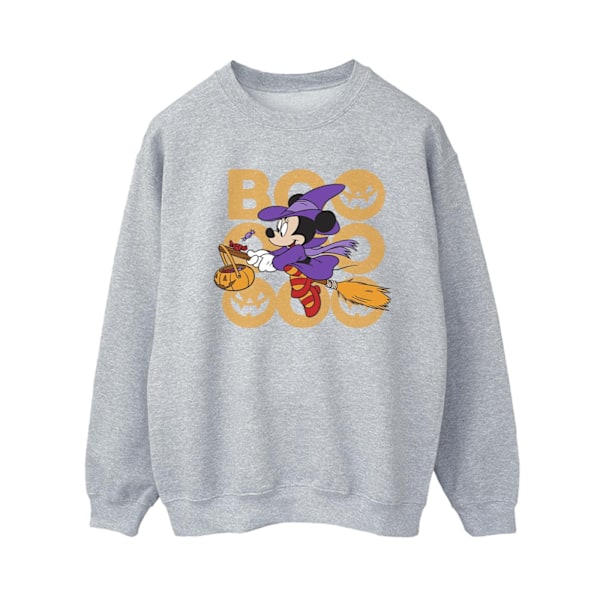 Disney Dam/Damer Boo Minnie Mouse Häxa Sweatshirt S Sport Sports Grey S