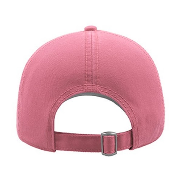 Atlantis Action 6 Panel Chino Baseball Cap One Size Rosa Pink One Size