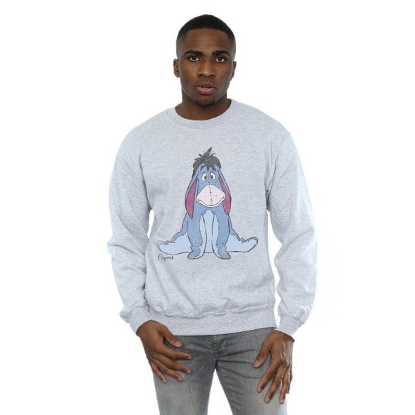 Disney Herr Winnie The Pooh Classic Eeyore Sweatshirt L Sports Sports Grey L