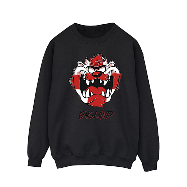 Looney Tunes Herr Taz England Face Sweatshirt XL Svart Black XL