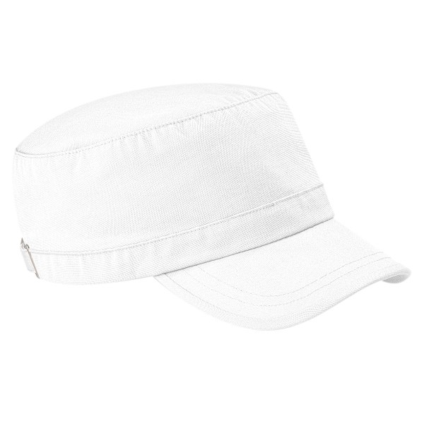 Beechfield Army Cap / Huvudbonad One Size Vit White One Size