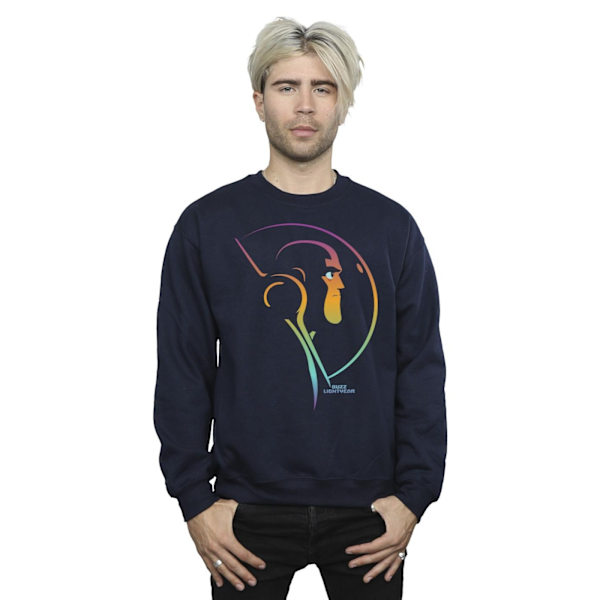 Disney Lightyear Blended Stare Sweatshirt M Marinblå Navy Blue M