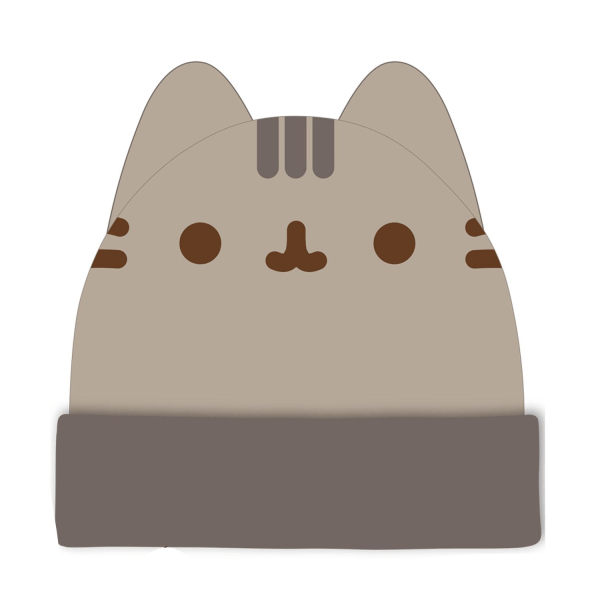 Pusheen Face Beanie One Size Brun Brown One Size