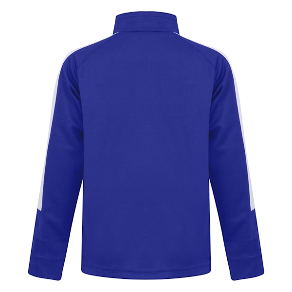 Finden & Hales Stickad Träningsoveralls Topp för Pojkar 7/8 År Royal Blue/White 7/8 Years