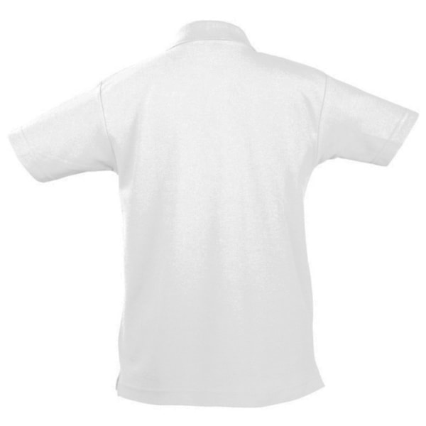 SOLS Barn Unisex Sommar II Pique Poloskjorta 12 år Vit White 12yrs