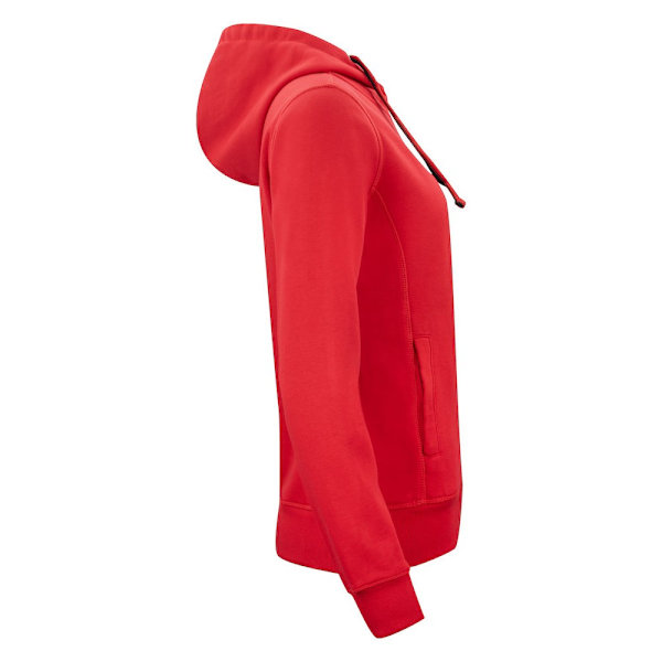 Clique Dam/Kvinnor Klassisk Full Zip Hoodie M Röd Red M