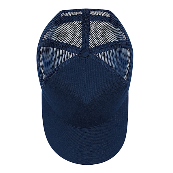 Beechfield Unisex Vuxen Microknit Snapback Trucker Cap En Storlek French Navy One Size