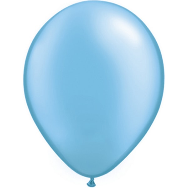 Qualatex 11 tum runda släta latexballonger (100-pack) One Size Pearl Azure One Size