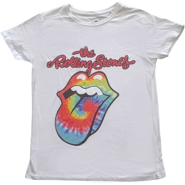 The Rolling Stones Dam/Damlogotyp Bomull T-shirt 18 UK Vit White 18 UK