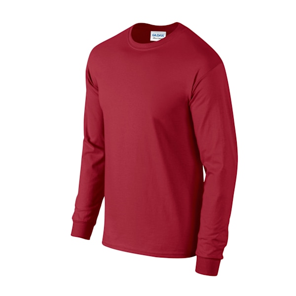 Gildan Unisex Vuxen Ultra Plain Bomull Långärmad T-shirt M C Cardinal Red M