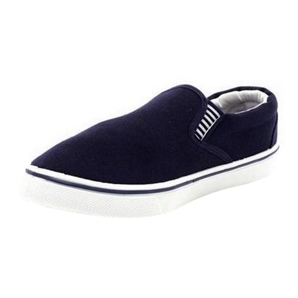 Dek Gusset Casual Canvas Yachting Shoes 7 UK Marinblå Navy Blue 7 UK