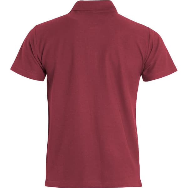 Clique Herr Basic Pikétröja 4XL Vinröd Burgundy 4XL