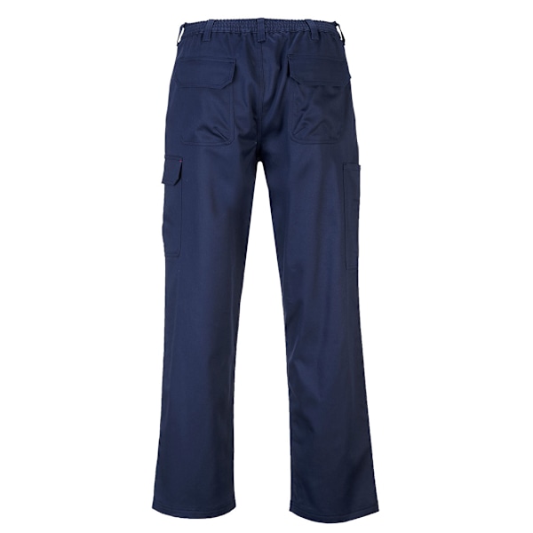 Portwest Bizweld flamskyddad cargobyxa för män XL R marinblå Navy XL R
