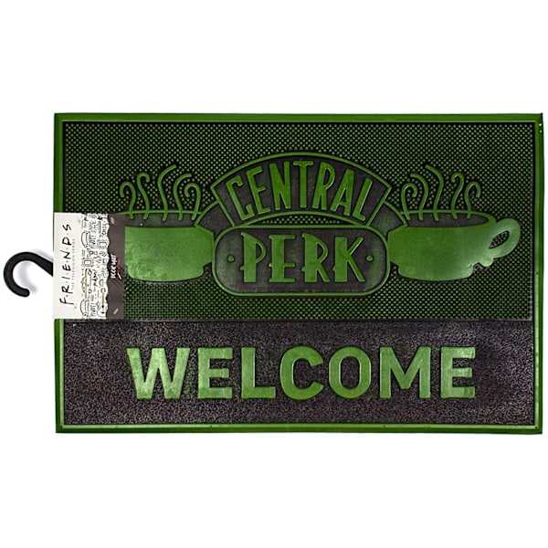 Friends Gummimatta Central Perk Dörrmatta One Size Grön Green One Size