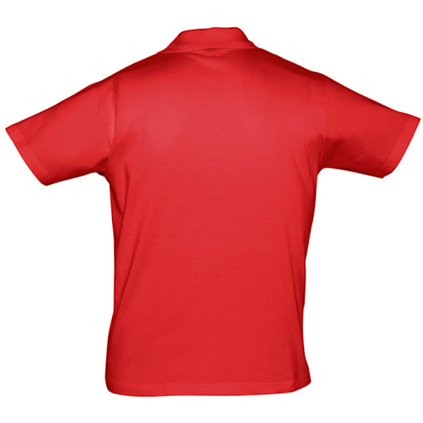 SOLS Prescott Jersey Kortärmad Poloskjorta XL Röd Red XL