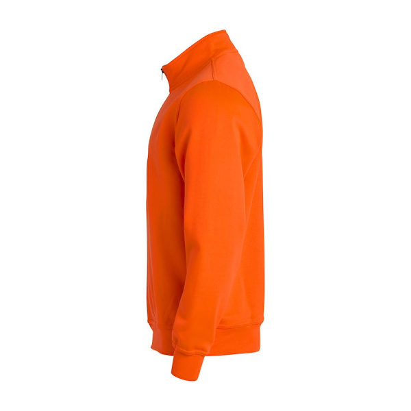 Clique Unisex Vuxen Basic Halv Zip Sweatshirt S Synlighet Orange Visibility Orange S