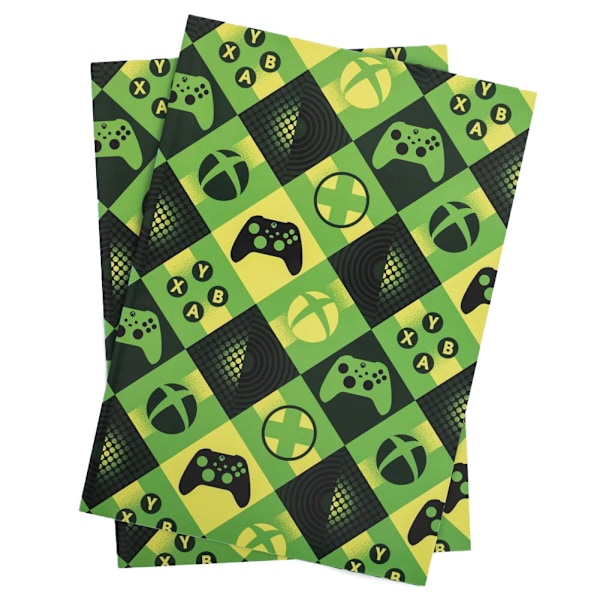 Xbox Spelkontroll Presentpapper One Size Grön/Svart/Gul Green/Black/Yellow One Size
