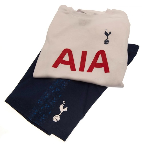 Tottenham Hotspur FC Barn/Barn T-Shirt & Shorts Set 6-9 Månader White/Navy 6-9 Months