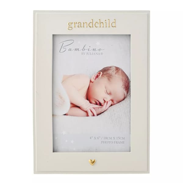 Bambino Fotoram för Barnbarn, One Size, Grå Grey One Size