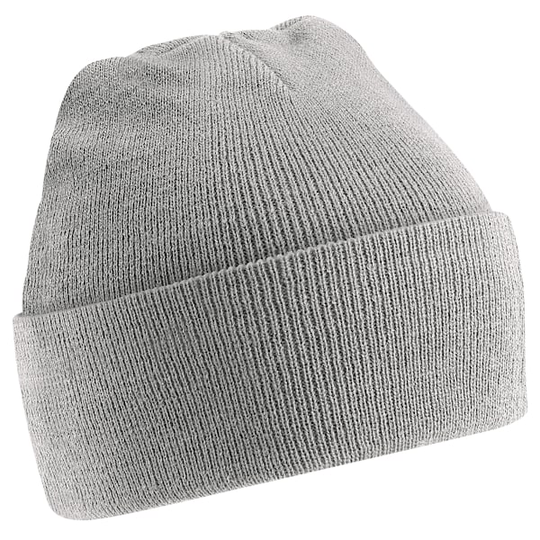 Beechfield Soft Feel Stickad Vintermössa En Storlek Heather Heather One Size