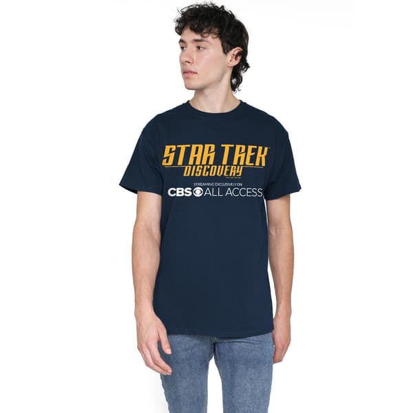 Star Trek: Discovery Herr All Access T-Shirt 3XL Marinblå Navy 3XL