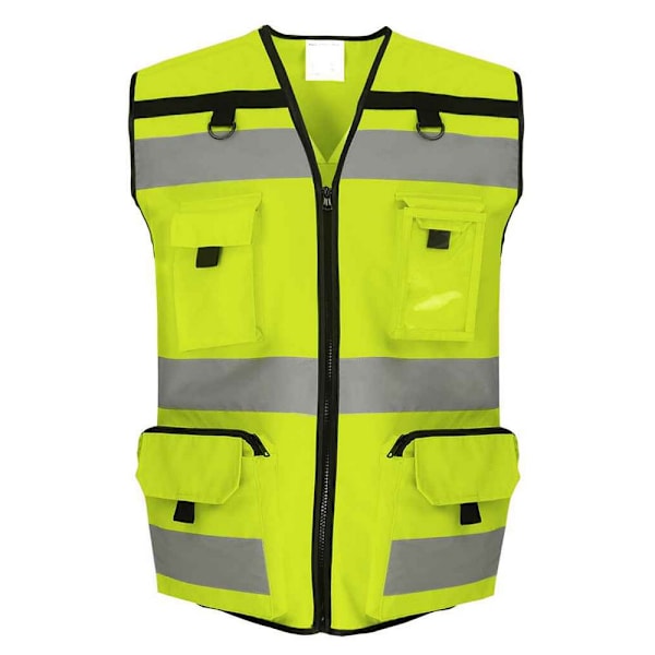 Yoko Unisex Ripstop Verktygsväst M Gul Yellow M