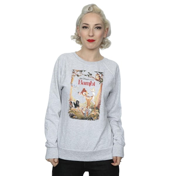 Bambi Dam/Damer Poster Sweatshirt S Heather Grey Heather Grey S