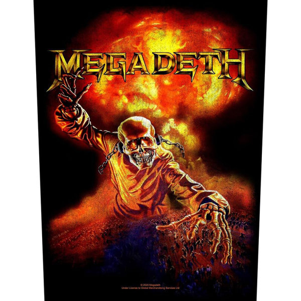 Megadeth Nuclear Patch One Size Svart/Orange/Gul Black/Orange/Yellow One Size