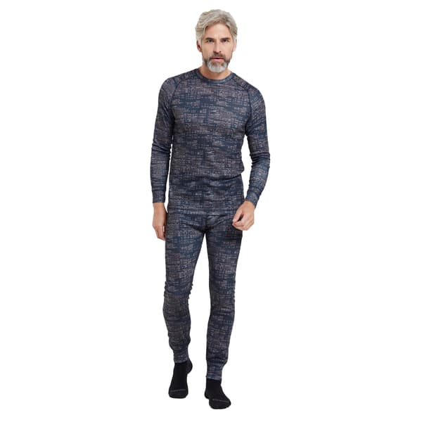 Mountain Warehouse Herr Talus Dash Print Termobyxor S Svart Black S